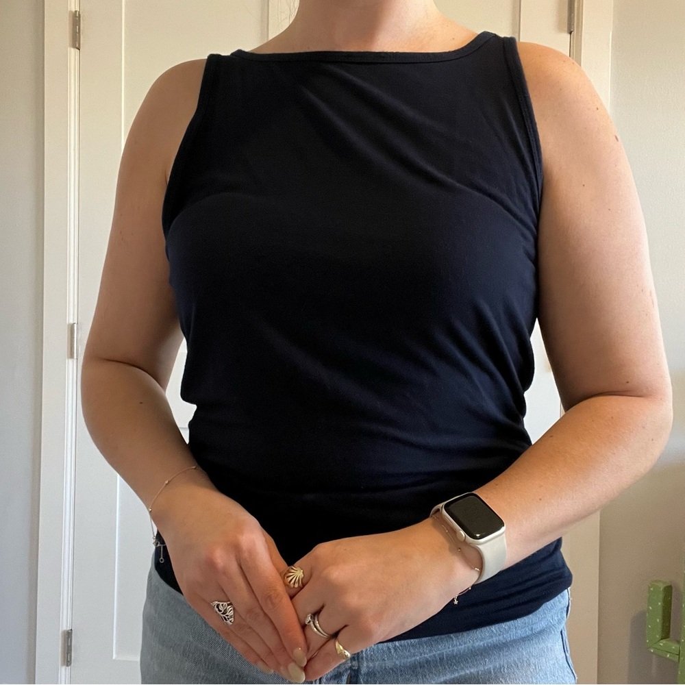J. Crew Dark Blue Navy Tank Top Size Medium